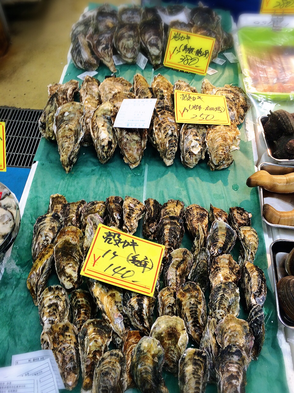 川崎市地方卸売市場南部市場水産牡蠣