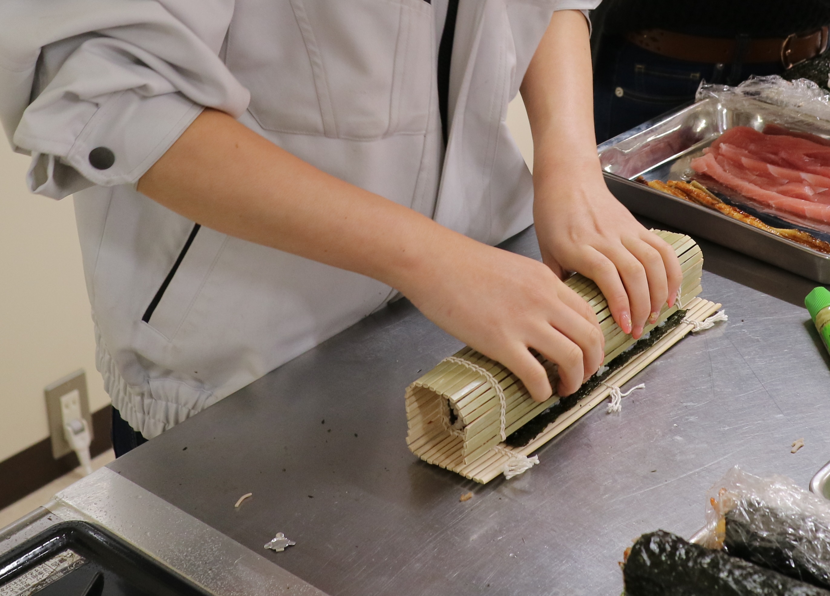 川崎市地方卸売市場南部市場海鮮恵方巻蕎麦寿司