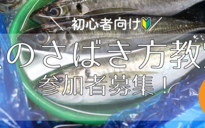6月24日(土)開催！魚のさばき方教室